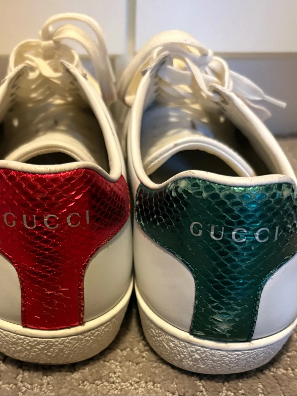 Gucci Ace Bee Embroidered Sneakers